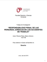 Responsabilidad penal de las personas jurídicas en los accidentes de trabajo