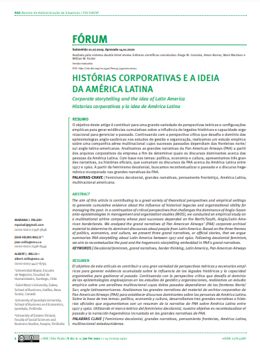 HISTÓRIAS CORPORATIVAS E A IDEIA DA AMÉRICA LATINA
