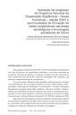 Avaliação de progresso do Programa Nacional de Cooperação Acadêmica: Novas Fronteiras - edição 2007 e oportunidades de formação de redes cooperativas nas áreas estratégicas e tecnologias portadoras de futuro