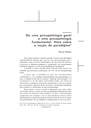 De uma psicopatologia geral a uma psicopatologia fundamental. Nota sobre a noção de paradigma