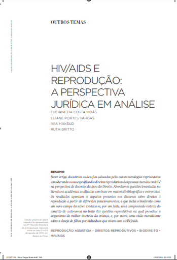 HIV/AIDS e reprodução: a perspectiva jurídica em análise