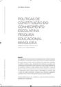 Políticas de constituição do conhecimento escolar na pesquisa educacional brasileira