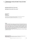 Epidemiologia e Serviços de Saúde: 25 anos em revista