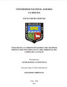 Análisis de la composición química del material particulado fino (PM2.5) en el aire ambiental del campus de la UNALM