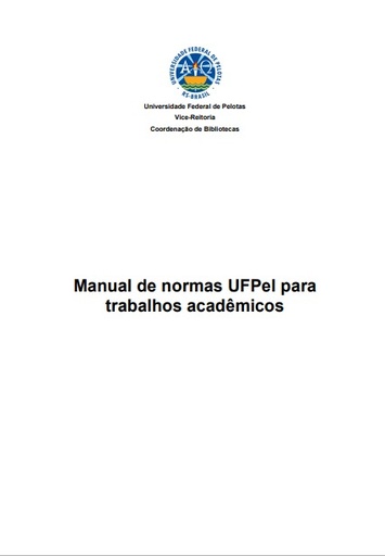 Manual de normas UFPel para trabalhos acadêmicos