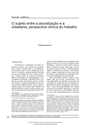 O sujeito entre a alcoolização e a cidadania: perspectiva clínica do trabalho