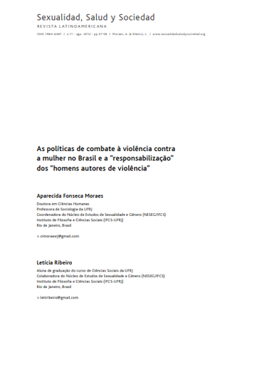 As políticas de combate à violência contra a mulher no Brasil e a &quot;responsabilização&quot; dos &quot;homens autores de violência&quot;