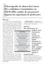 O desempenho de alunos dos cursos pré-vestibulares comunitários no ENEM 2006: análise de um possível impacto da capacitação de professores