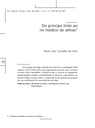Do príncipe triste ao rei médico de almas