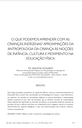 O que podemos aprender com as crianças indígenas? aproximações da antropologia da criança às noções de infância, cultura e movimento na educação física