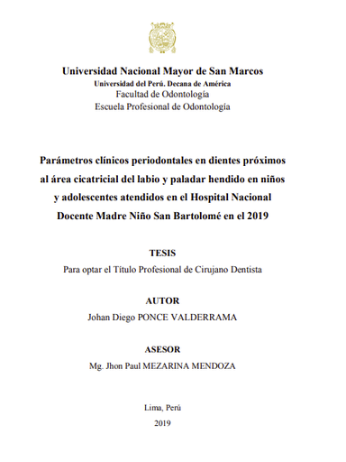 Parámetros clínicos Parámetros clínicos en niños y adolescentes