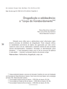 Drogadicção e adolescência: o "corpo do transbordamento"