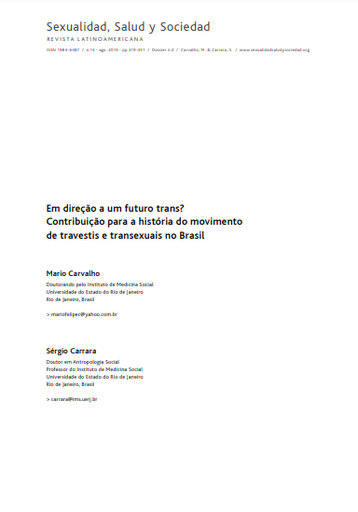 Em direito a um futuro trans?: contribuição para a história do movimento de travestis e transexuais no Brasil