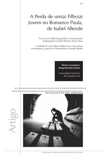 A Perda de um(a) Filho(a) Jovem no Romance Paula, de Isabel Allende