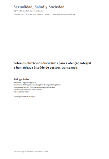 Sobre os obstáculos discursivos para a atenção integral e humanizada à saúde de pessoas transexuais