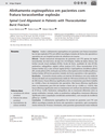 Spinal Cord Alignment in Patients with Thoracolumbar Burst Fracture