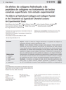 The Effects of Hydrolyzed Collagen and Collagen Peptide in the Treatment of Superficial Chondral Lesions: An Experimental Study