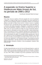 A expansão no Ensino Superior a Distância em Mato Grosso do Sul, no período de 2000 a 2012