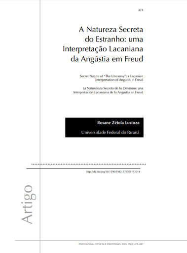 A Natureza Secreta do Estranho: uma Interpretação Lacaniana da Angústia em Freud