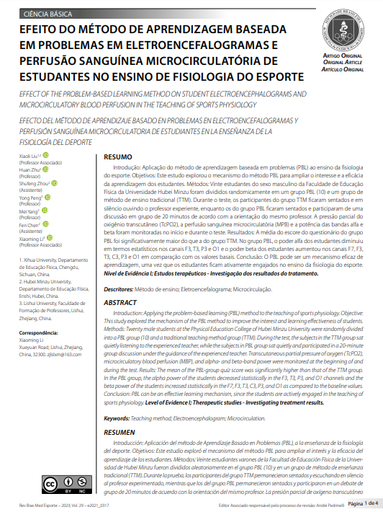 EFFECT OF THE PROBLEM-BASED LEARNING METHOD ON STUDENT ELECTROENCEPHALOGRAMS AND MICROCIRCULATORY BLOOD PERFUSION IN THE TEACHING OF SPORTS PHYSIOLOGY