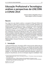 Educação Profissional e Tecnológica: análises e perspectivas da LDB/1996 à CONAE 2014