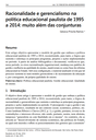 Racionalidade e gerencialismo na política educacional paulista de 1995 a 2014: muito além das conjunturas