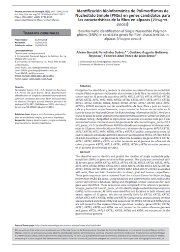 Identificación bioinformática de Polimorfismos de Nucleótido Simple