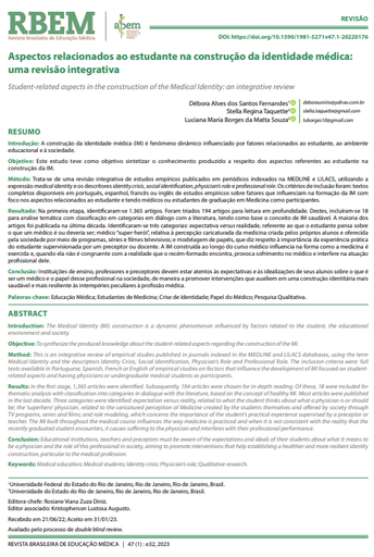 Aspectos relacionados ao estudante na construção da identidade médica: uma revisão integrativa