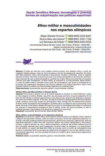 Ethos militar e masculinidades nos esportes olímpicos