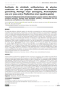 Avaliação da atividade antibacteriana de plantas medicinais de uso popular: Alternanthera brasiliana (penicilina), Plantago major (tansagem), Arctostaphylos uva-ursi (uva-ursi) e Phyllanthus niruri (quebra-pedra)