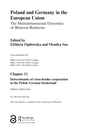 Chapter 11 Determinants of cross- border cooperation in the Polish - German borderland