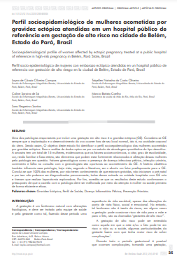 Perfil socioepidemiológico de mulheres acometidas por gravidez ectópica atendidas em um hospital público de referência em gestação de alto risco na cidade de Belém, Estado do Pará, Brasil