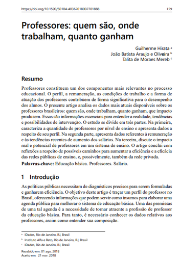 Professores: quem são, onde trabalham, quanto ganham