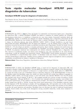 Teste rápido molecular GeneXpert MTB/RIF para diagnóstico da tuberculose