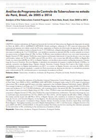 Análise do Programa de Controle da Tuberculose no estado do Pará, Brasil, de 2005 a 2014