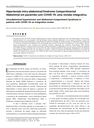 Intraabdominal hypertension and Abdominal Compartment Syndrome in patients with COVID-19: an integrative review