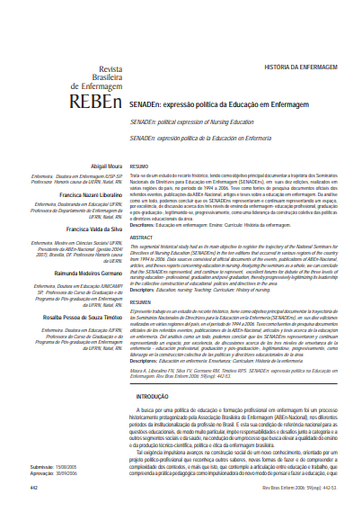 SENADEn: expressão política da Educação em Enfermagem