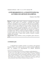 O pé biográfico e a constituição da autoria em artigos de jornal