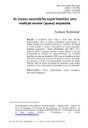 As classes secundárias experimentais: uma tradição escolar (quase) esquecida