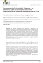 La cooperación universidad - empresa y su influencia sobre el desempeño innovador empresarial de la industria manufacturera