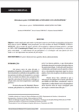 Helicobacter pylori: fatores relacionados à sua patogênese