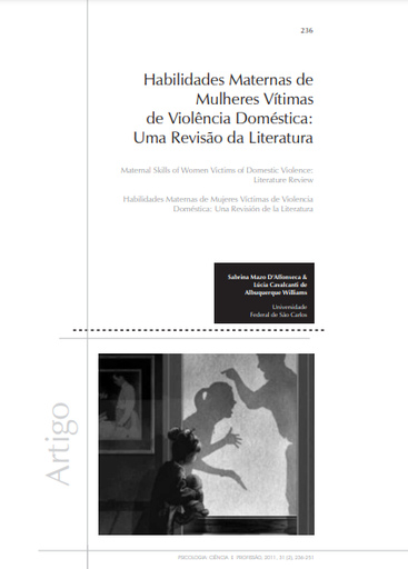 Habilidades maternas de mulheres vítimas de violência doméstica: uma revisão da literatura