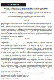 Freqüência das neoplasias intra-epiteliais cervicais em mulheres portadoras do vírus da imunodeficiência humana adquirida