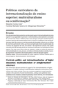 Políticas curriculares da internacionalização do ensino superior: multiculturalismo ou semiformação?
