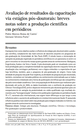 Avaliação de resultados da capacitação via estágios pós-doutorais: breves notas sobre a produção científica em periódicos