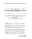 Validación de un instrumento para medir conocimientos, percepción de riesgo y estigmas sobre tuberculosis.