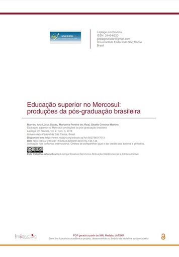 Educação superior no Mercosul: produções da pós-graduação brasileira