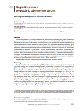 Diagnóstico precoce e progressão da tuberculose em contatos