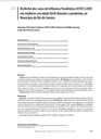 Desfecho dos casos de Influenza Pandêmica (H1N1) 2009 em mulheres em idade fértil durante a pandemia, no Município do Rio de Janeiro