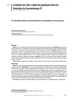 Condições de vida e saúde da população idosa do Município de Guaramiranga-CE